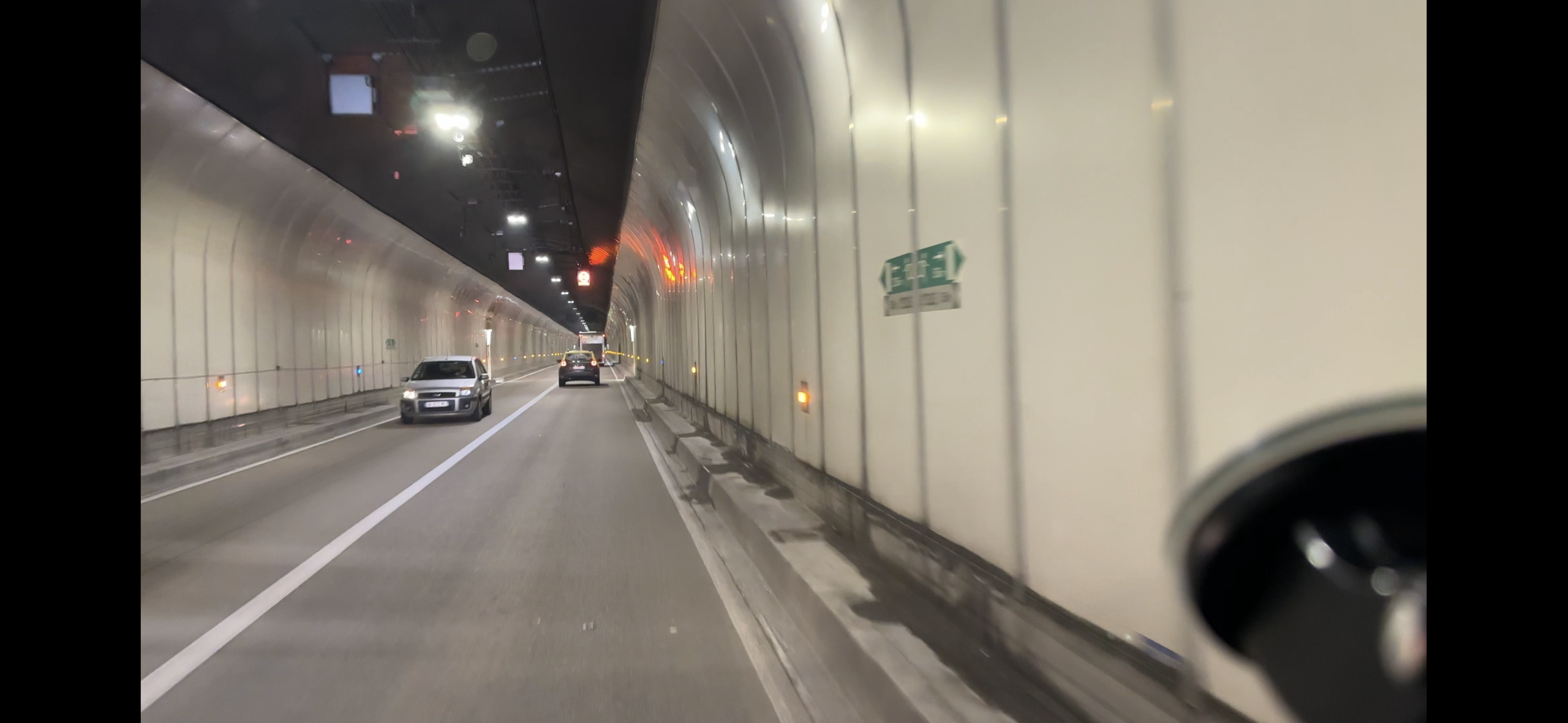 The Fréjus tunnel between France and Italy